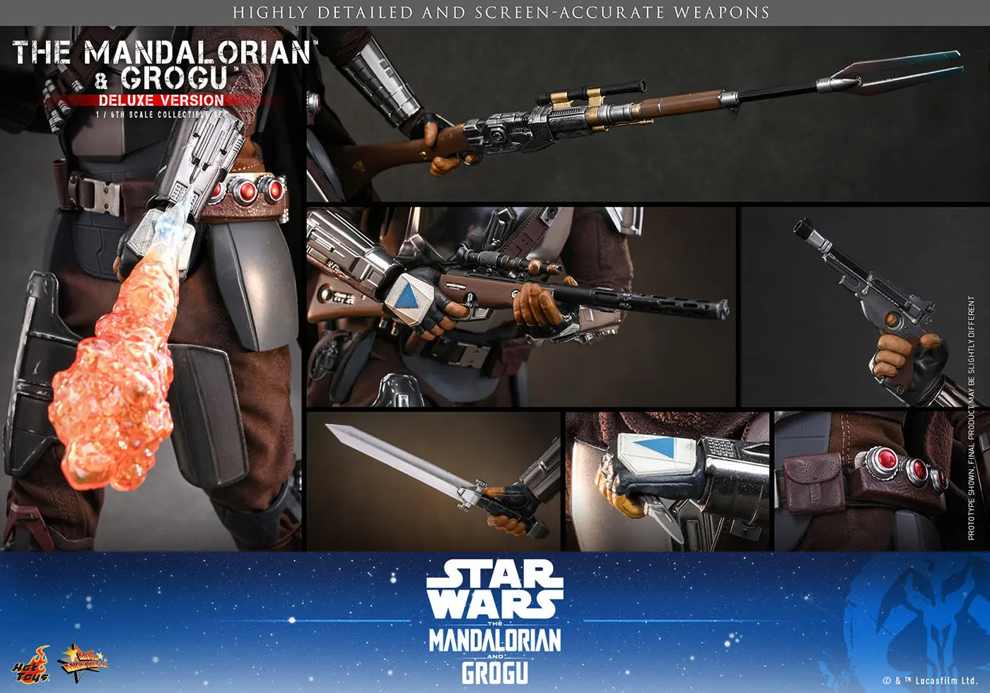 Hot Toys The Mandalorian™ and Grogu™ MMS 871 (Standard) / 872 (Deluxe) Hot Toys