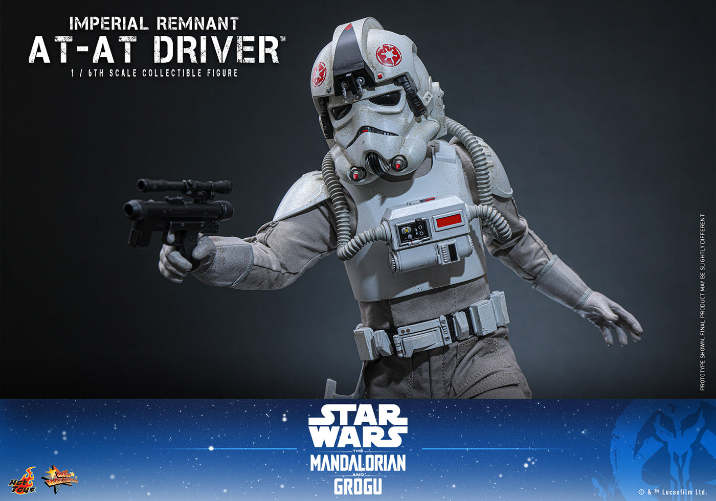 Hot Toys MMS845 Imperial Remnant AT-AT Driver Star Wars: The Mandalorian & Grogu 1/6th Scale Action Figure Hot Toys