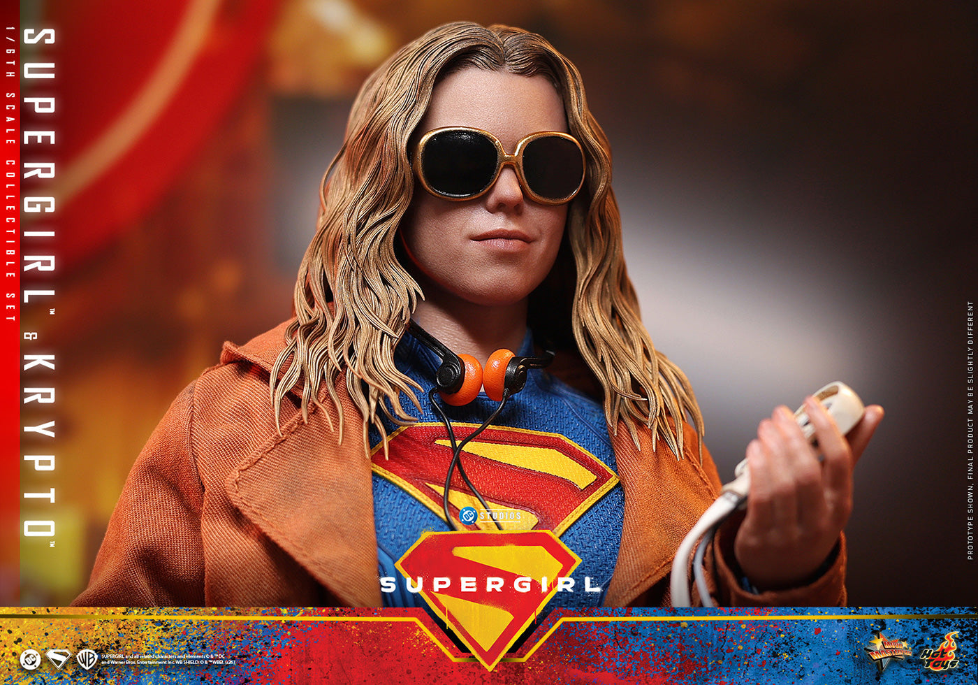 Hot Toys Supergirl & Krypto MMS869 Set 1/6 Scale Action Figure Hot Toys