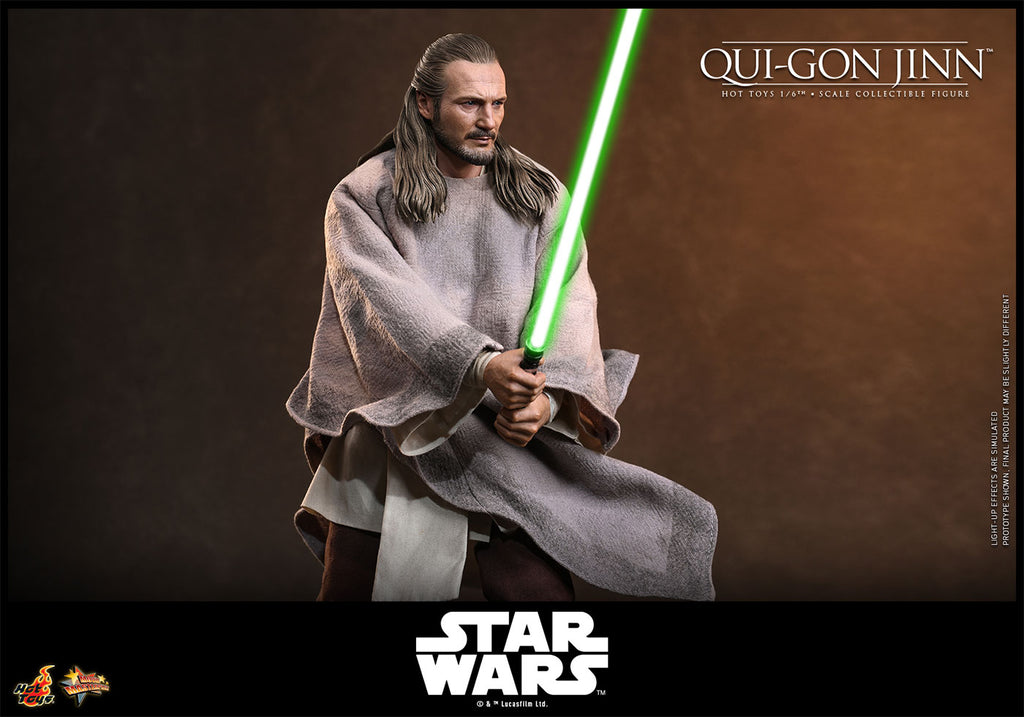 Hot Toys Star Wars: The Phantom Menace MMS880 Qui-Gon Jinn 1/6th Scale Action Figure Hot Toys