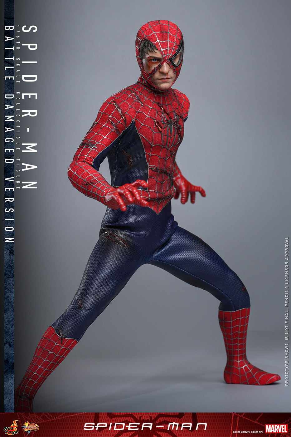 Hot Toys Spider-Man (Battle Damaged Version) MMS859 Hot Toys