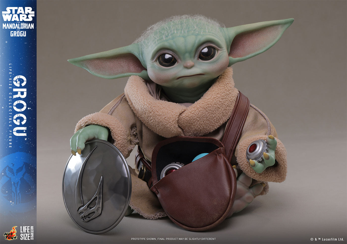 Hot Toys Star Wars: The Mandalorian And Grogu LMS016 Grogu Life-Size (1:1) Action Figure Hot Toys