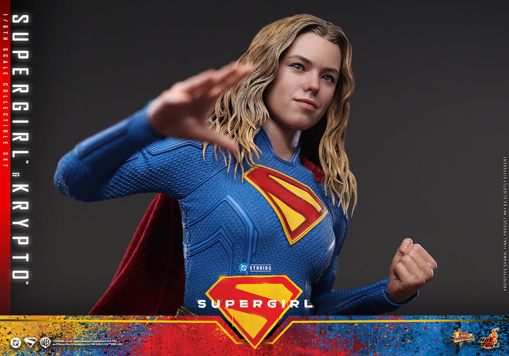 Hot Toys Supergirl & Krypto MMS869 Set 1/6 Scale Action Figure Hot Toys
