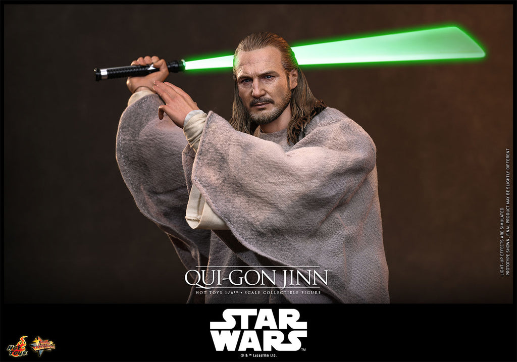 Hot Toys Star Wars: The Phantom Menace MMS880 Qui-Gon Jinn 1/6th Scale Action Figure Hot Toys