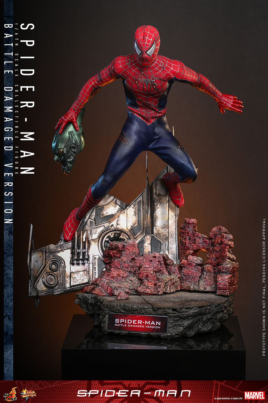 Hot Toys Spider-Man (Battle Damaged Version) MMS859 Hot Toys