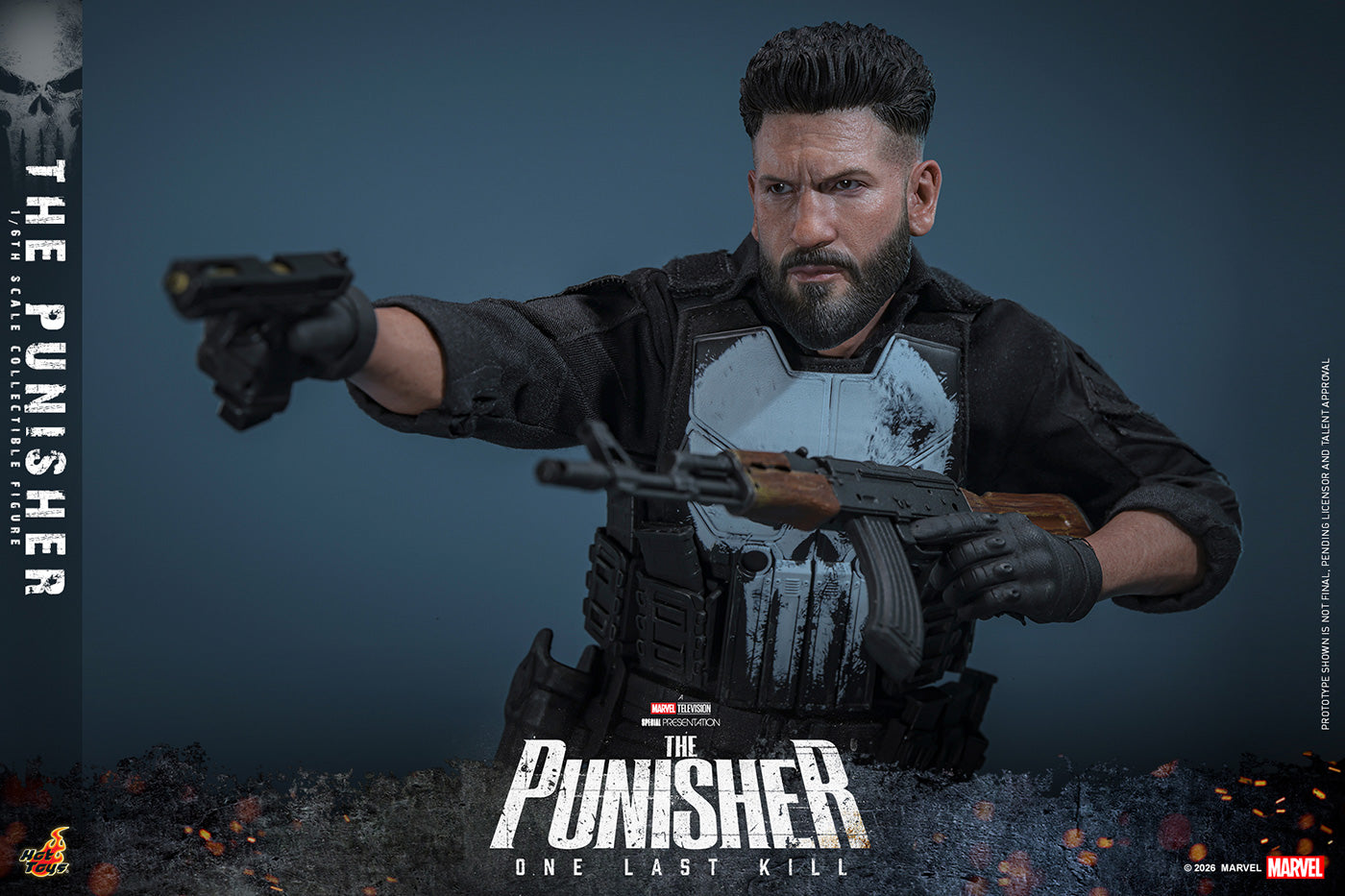 Hot Toys TMS190 The Punisher: One Last Kill 1/6th Scale Action Figure Hot Toys