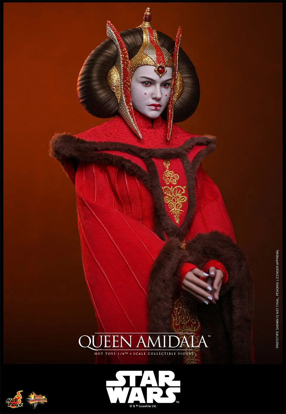 Hot Toys Star Wars: The Phantom Menace Queen Amidala MMS883 Action Figure Hot Toys