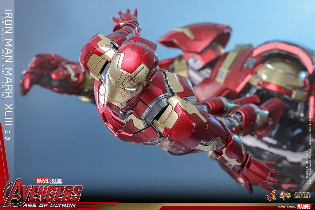 Hot Toys MMS865/6D80 Iron Man Mark Xliii 2.0 Diecast 1/6 Action Figure Hot Toys