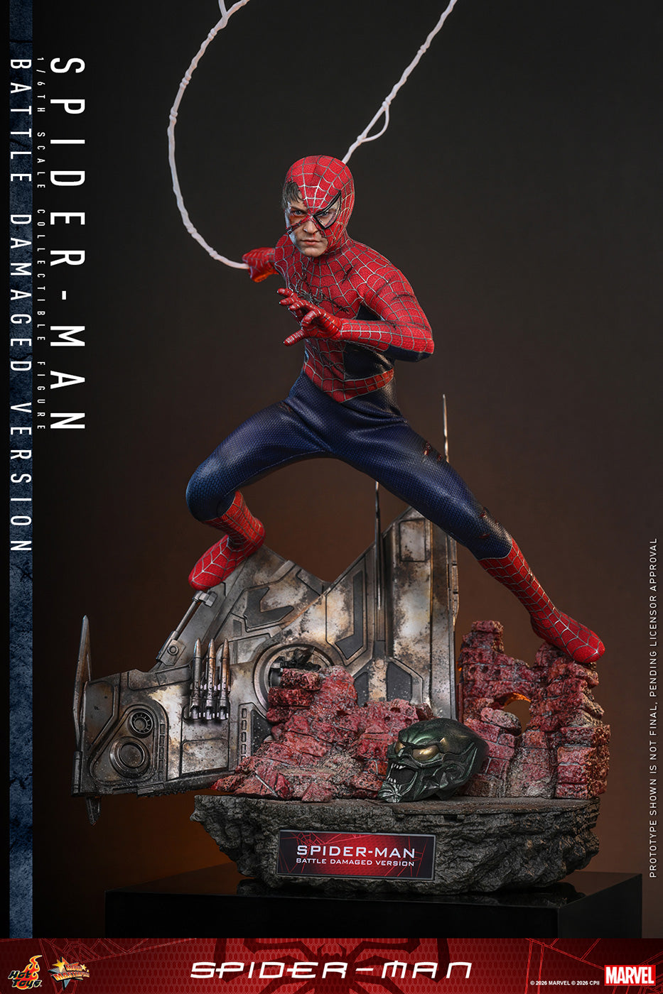 Hot Toys Spider-Man (Battle Damaged Version) MMS859 Hot Toys
