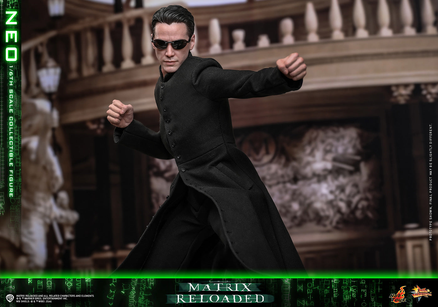 Hot Toys MMS868 Neo The Matrix Reloaded 1/6 Scale Action Figure Hot Toys