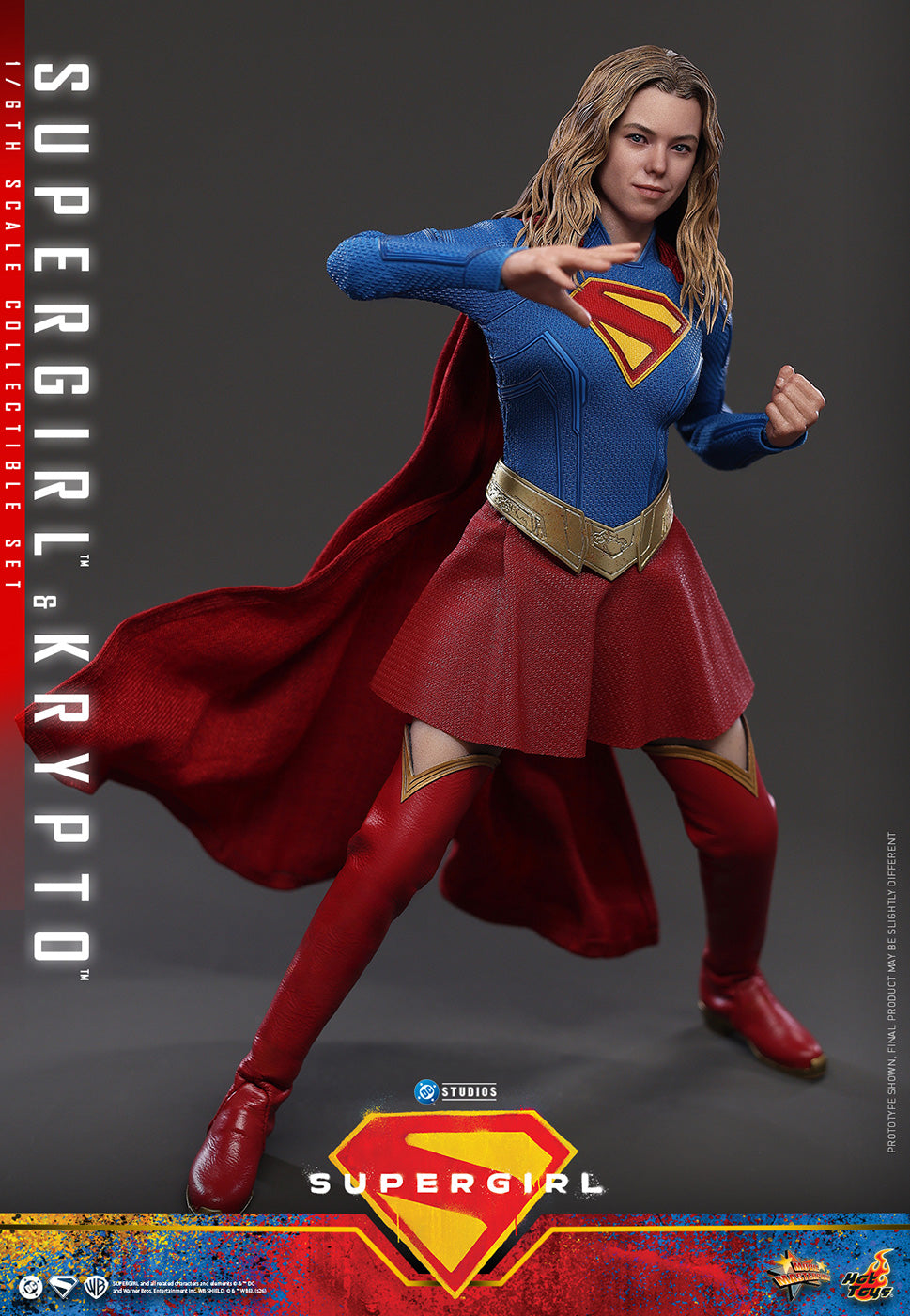 Hot Toys Supergirl & Krypto MMS869 Set 1/6 Scale Action Figure Hot Toys