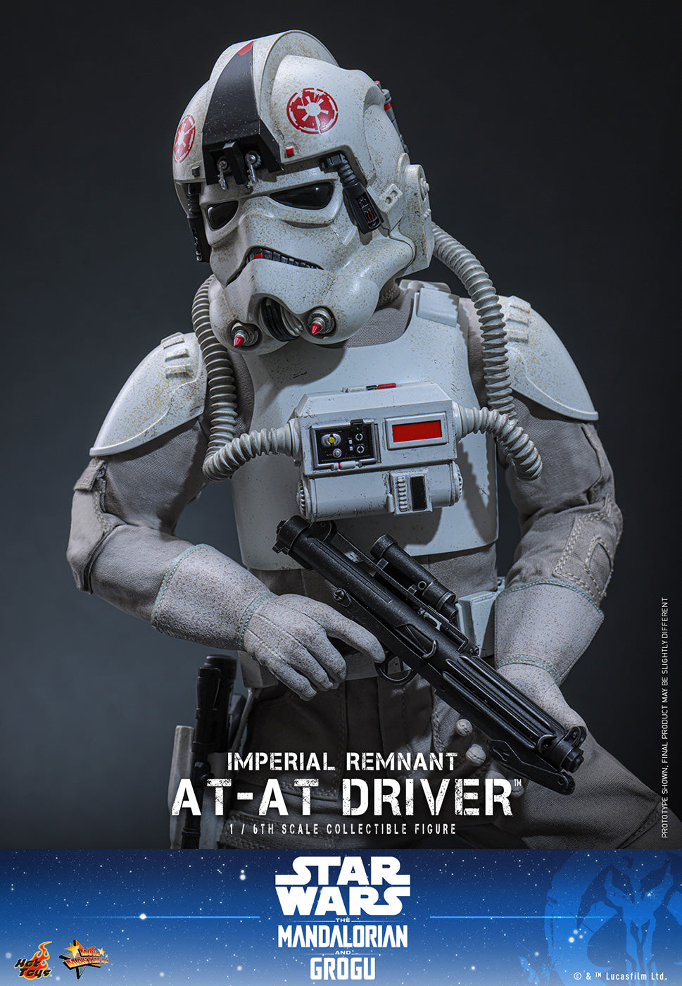 Hot Toys MMS845 Imperial Remnant AT-AT Driver Star Wars: The Mandalorian & Grogu 1/6th Scale Action Figure Hot Toys