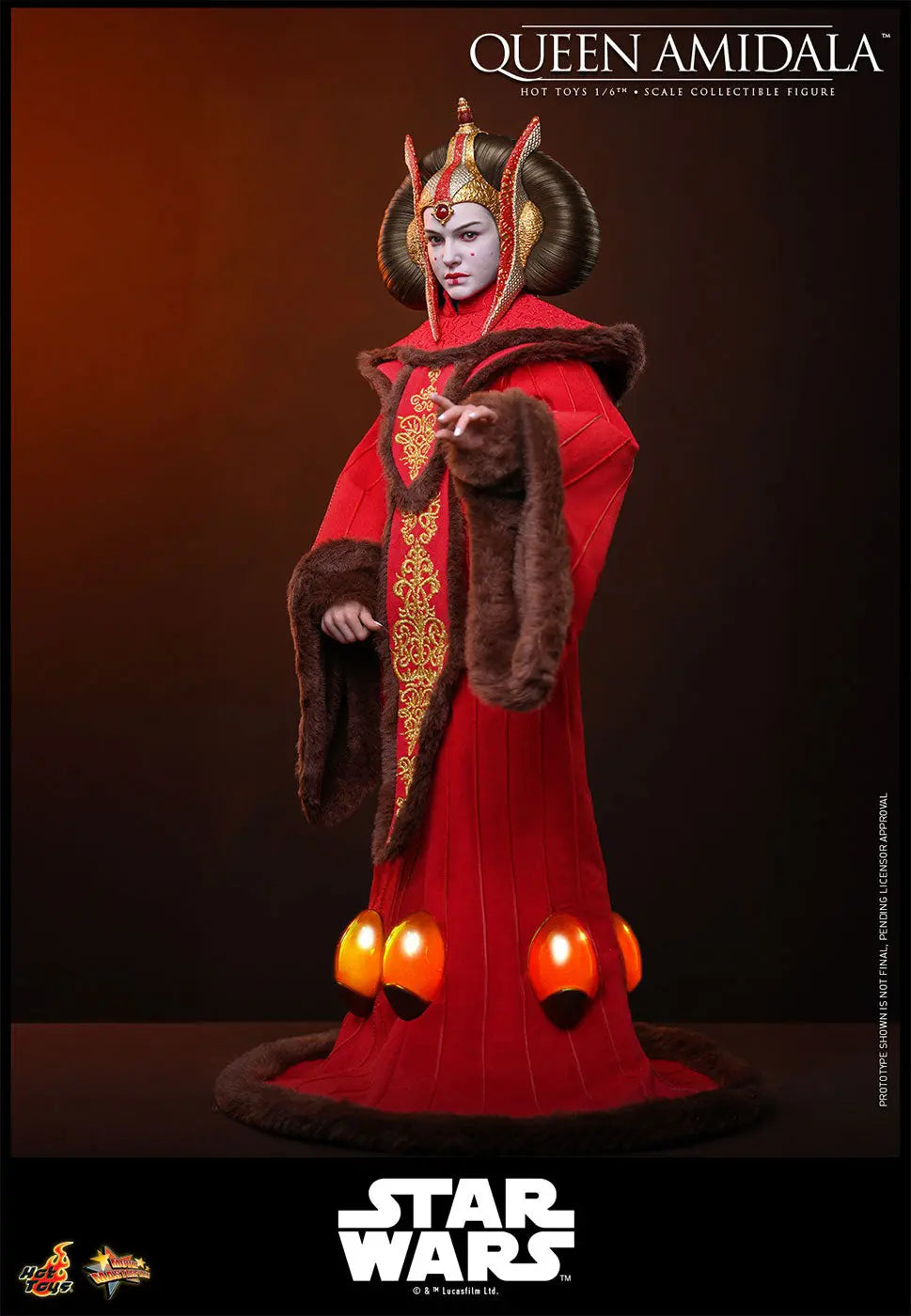 Hot Toys Star Wars: The Phantom Menace Queen Amidala MMS883 Action Figure Hot Toys