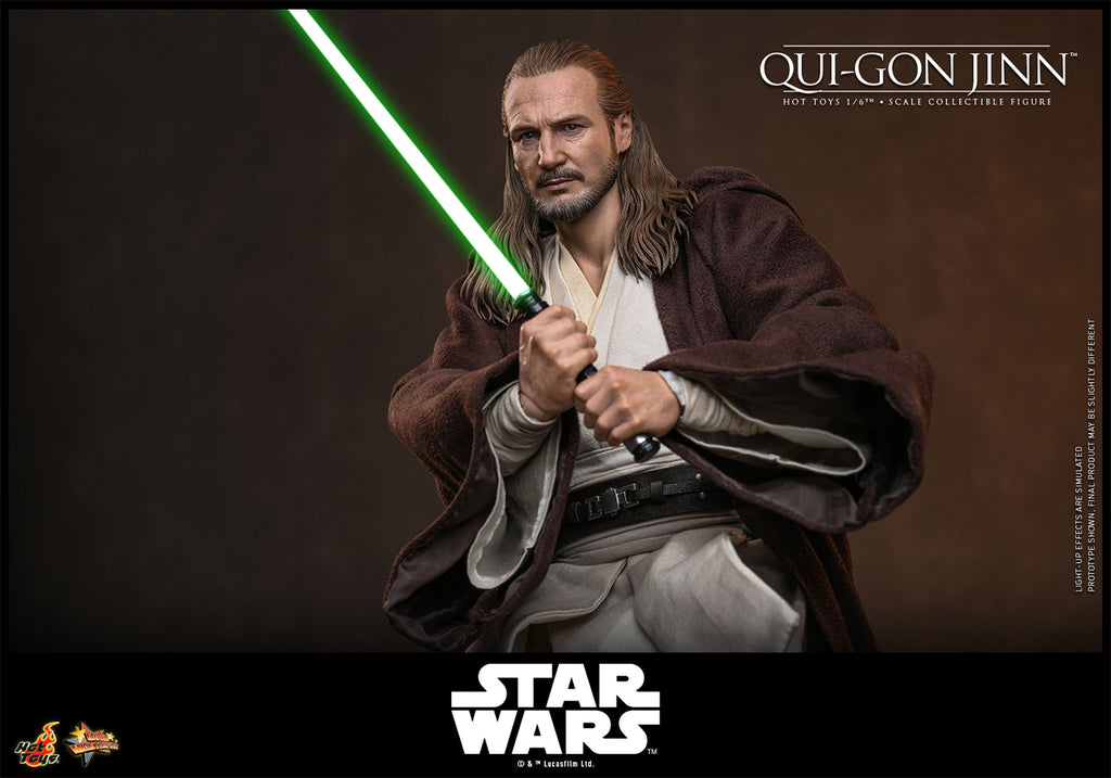 Hot Toys Star Wars: The Phantom Menace MMS880 Qui-Gon Jinn 1/6th Scale Action Figure Hot Toys