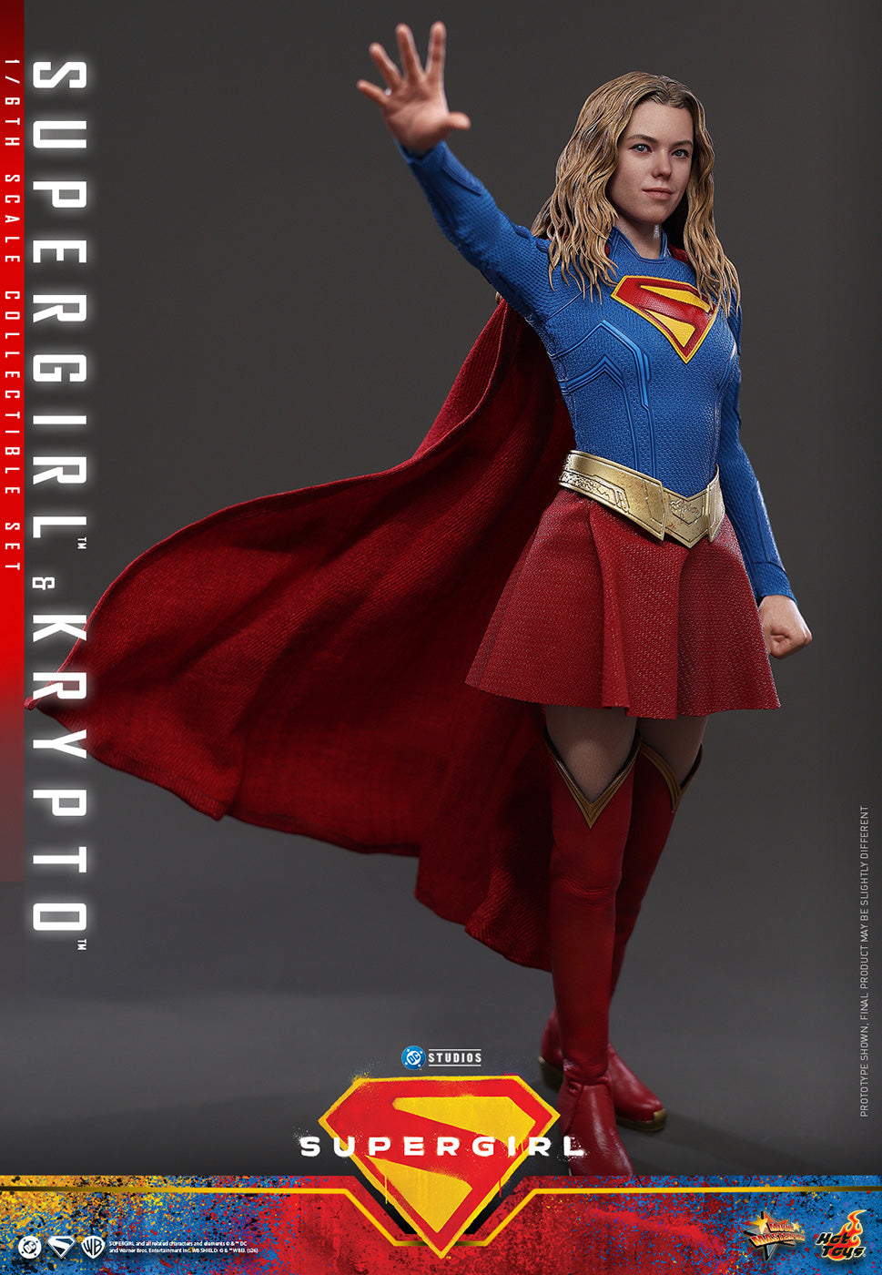 Hot Toys Supergirl & Krypto MMS869 Set 1/6 Scale Action Figure Hot Toys