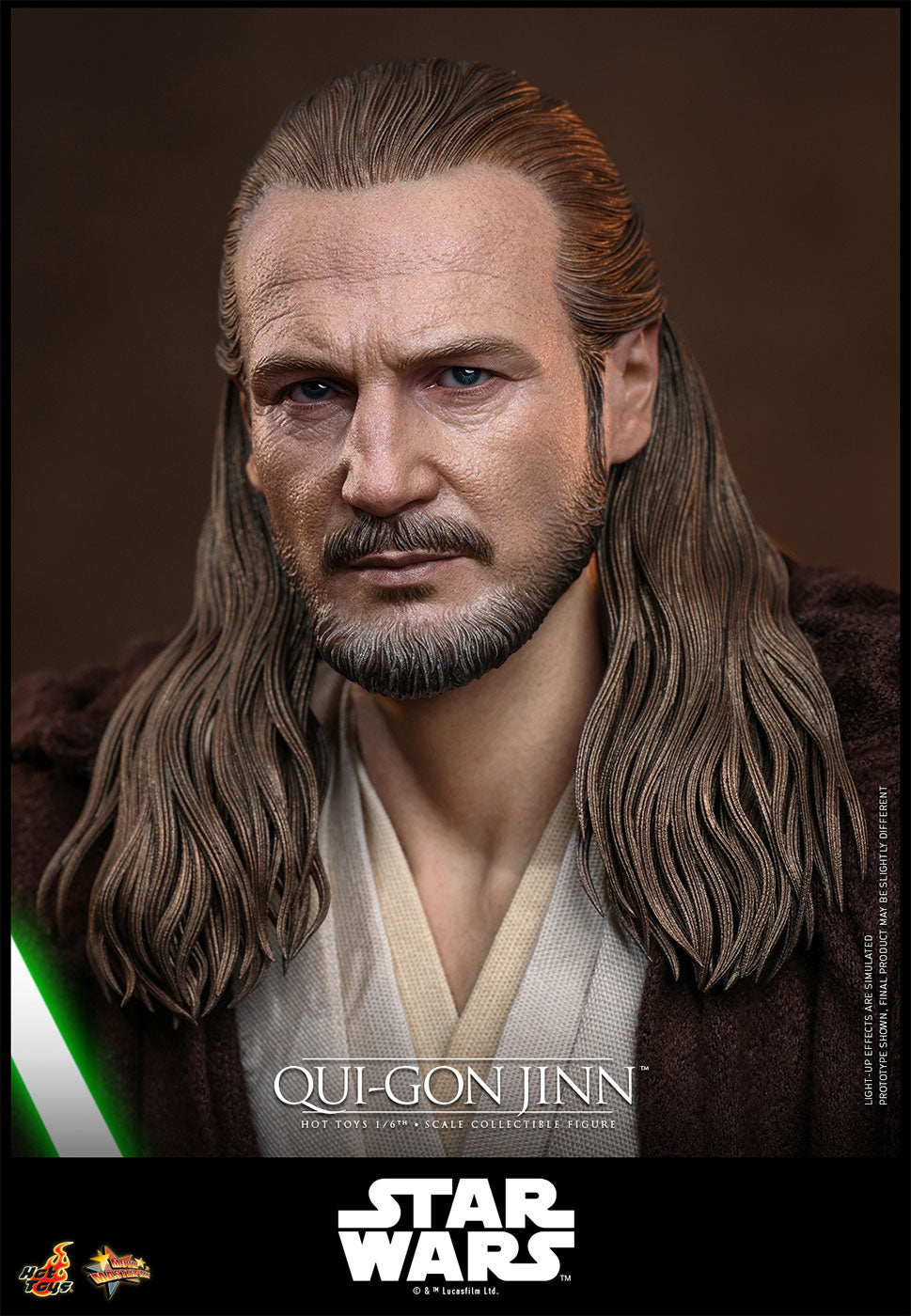 Hot Toys Star Wars: The Phantom Menace MMS880 Qui-Gon Jinn 1/6th Scale Action Figure Hot Toys