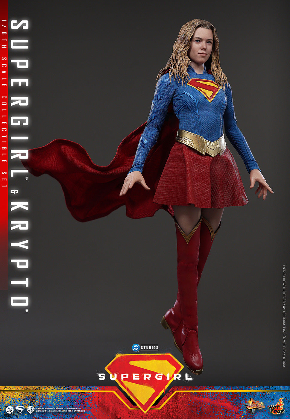 Hot Toys Supergirl & Krypto MMS869 Set 1/6 Scale Action Figure Hot Toys