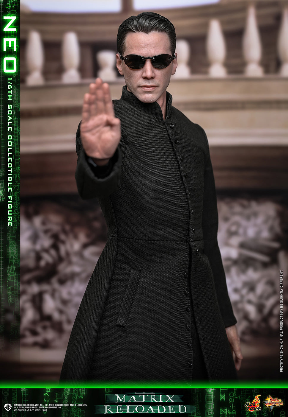 Hot Toys MMS868 Neo The Matrix Reloaded 1/6 Scale Action Figure Hot Toys