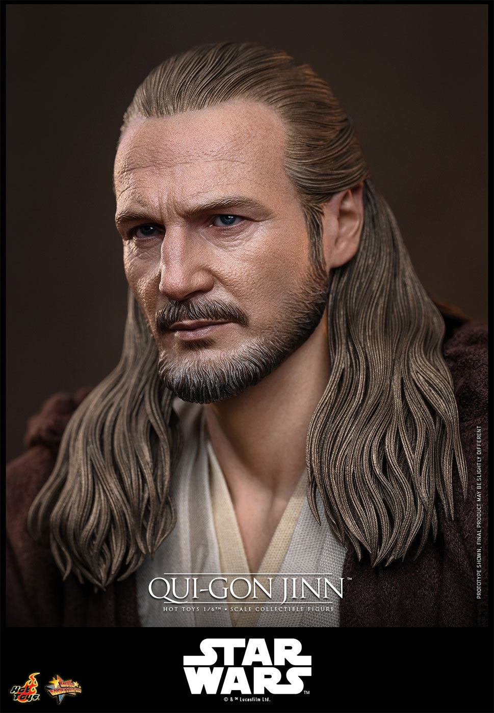 Hot Toys Star Wars: The Phantom Menace MMS880 Qui-Gon Jinn 1/6th Scale Action Figure Hot Toys