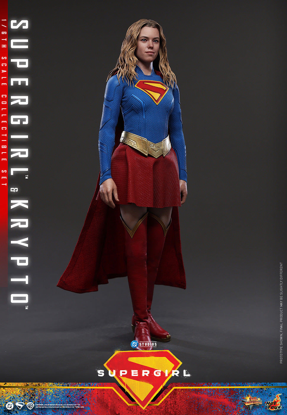 Hot Toys Supergirl & Krypto MMS869 Set 1/6 Scale Action Figure Hot Toys