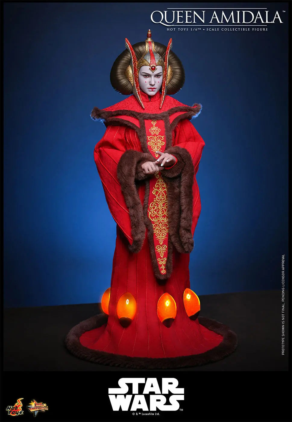 Hot Toys Star Wars: The Phantom Menace Queen Amidala MMS883 Action Figure Hot Toys