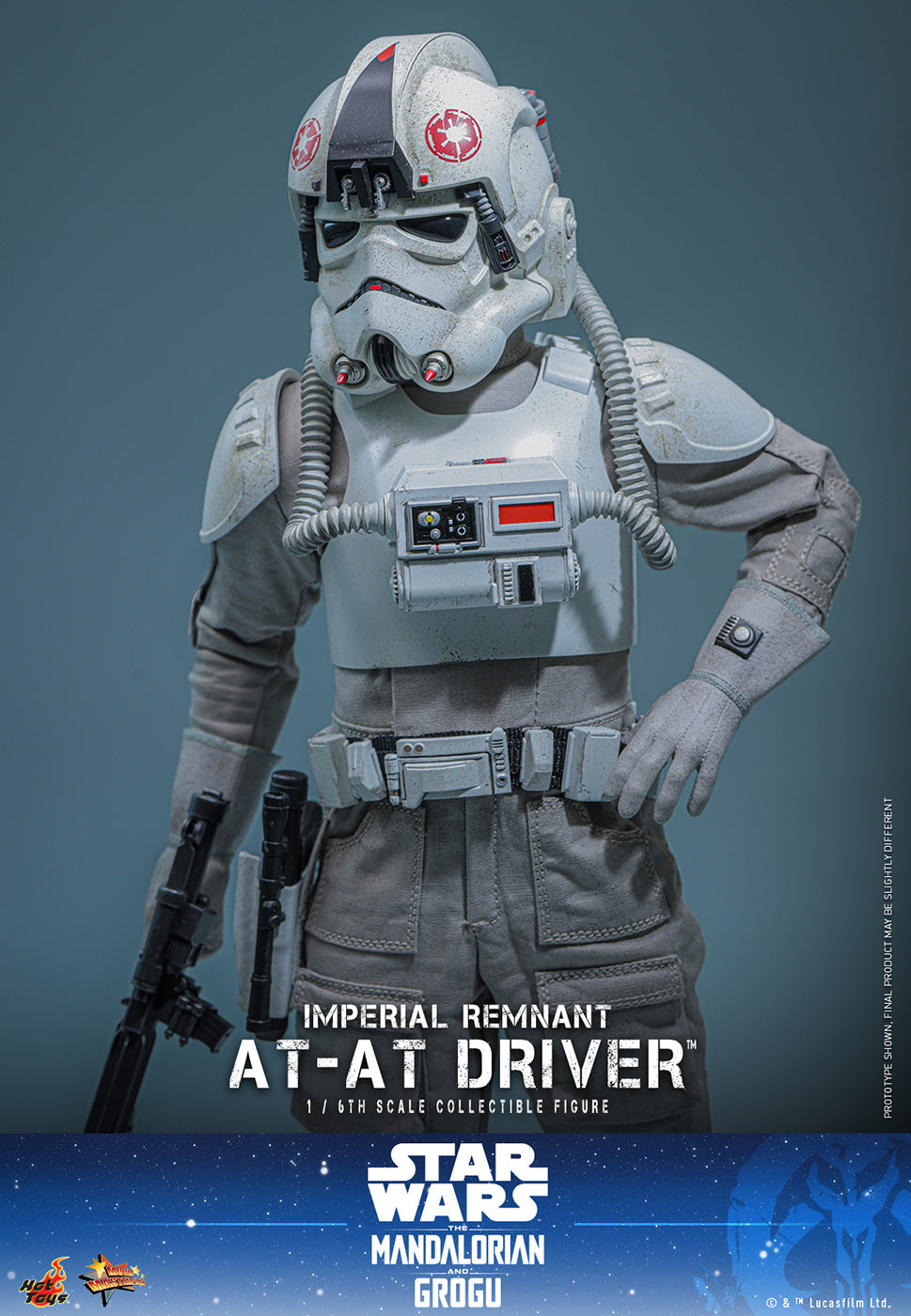 Hot Toys MMS845 Imperial Remnant AT-AT Driver Star Wars: The Mandalorian & Grogu 1/6th Scale Action Figure Hot Toys