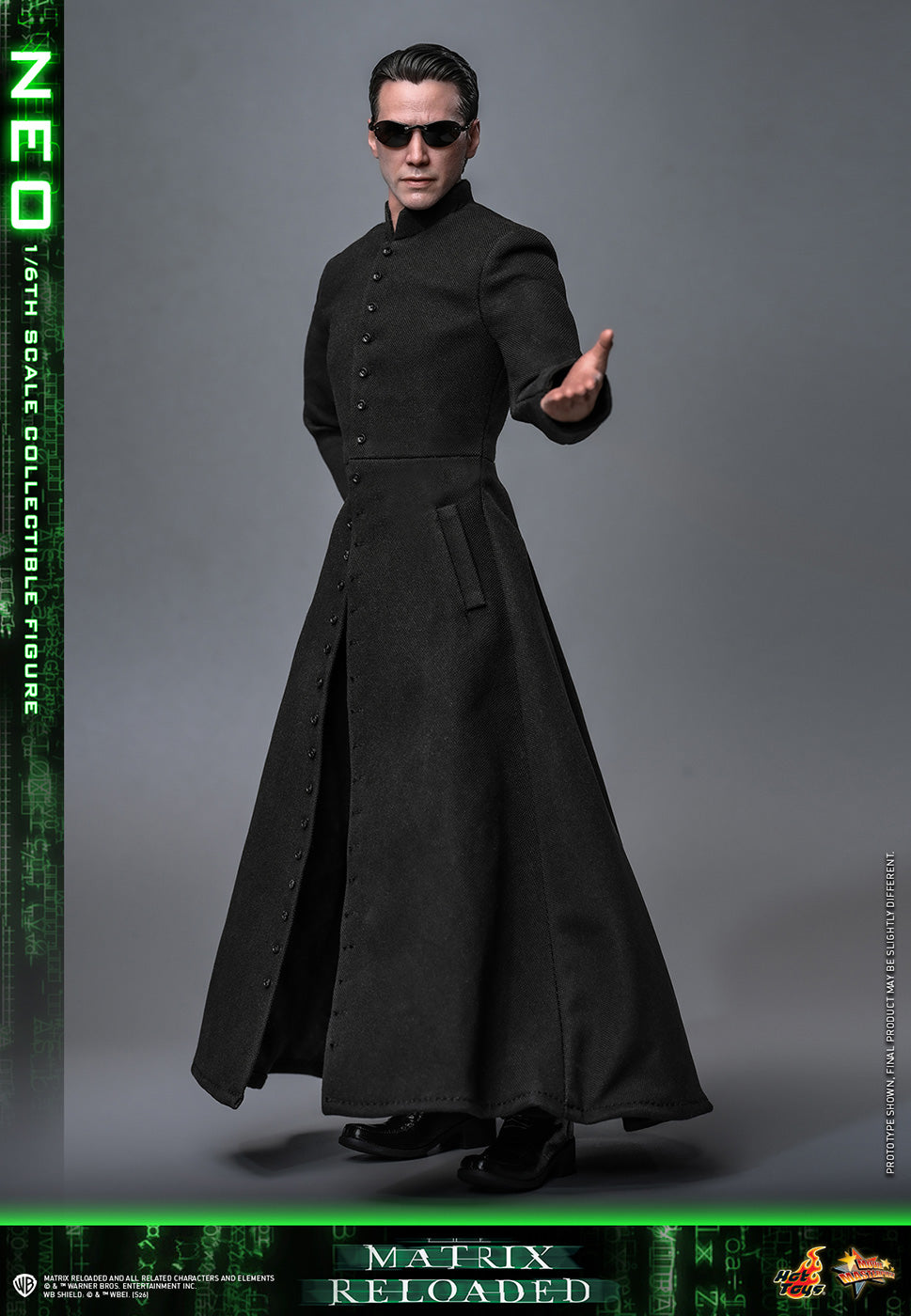Hot Toys MMS868 Neo The Matrix Reloaded 1/6 Scale Action Figure Hot Toys