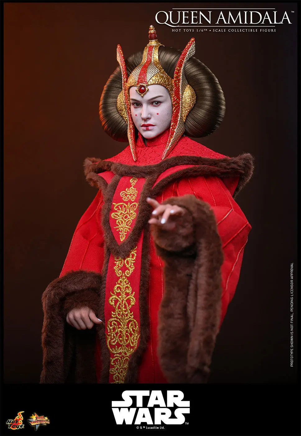 Hot Toys Star Wars: The Phantom Menace Queen Amidala MMS883 Action Figure Hot Toys